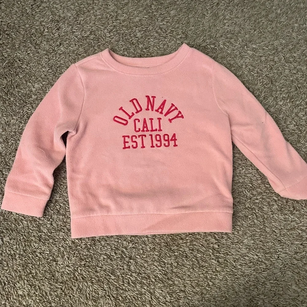 Old Navy Light Pink Kids Sweatshirt